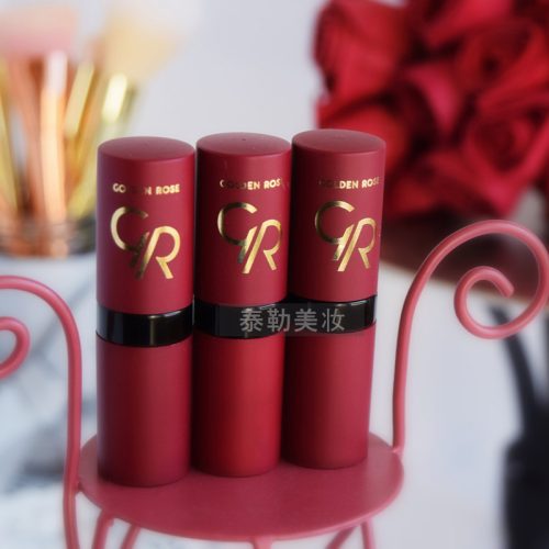 رژ لب گلدن رز مدل ولوت مات