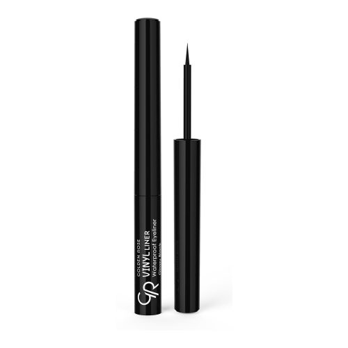 Goldenrose Vinyl Liner Waterproof Eyeliner Glossy Black (2) خط چشم ضد آب وینیل لاینر گلدن رز